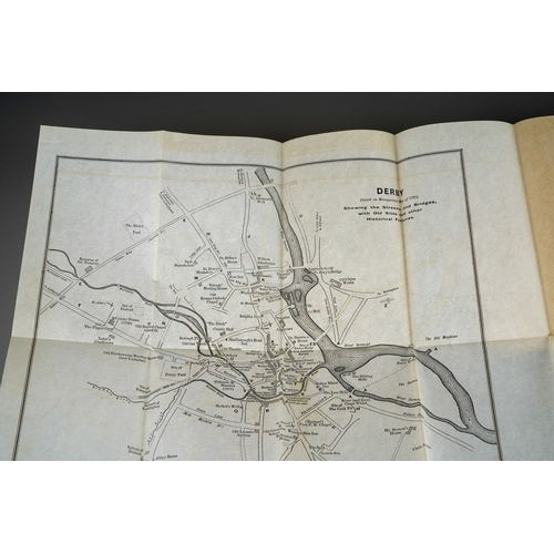 425 - Wilson, A W., Derby Its Rise and Progress, published Bemrose & Sons Ltd., 1906, with map, gilt toole... 