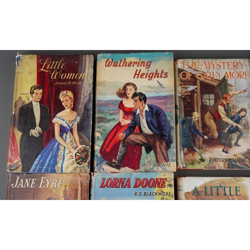 426 - A collection of eight novels, Regent Classics and others, including Lorna Doone, Jane Eyre, Little W... 