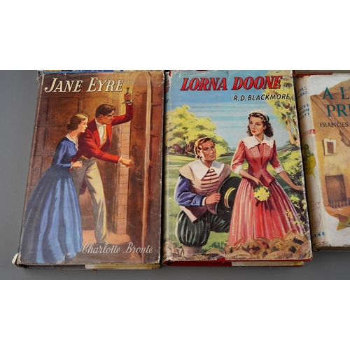 426 - A collection of eight novels, Regent Classics and others, including Lorna Doone, Jane Eyre, Little W... 