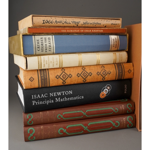 427 - Two boxes of Folio Society books in slip cases unless otherwise stated, titles include Lewis Carroll... 