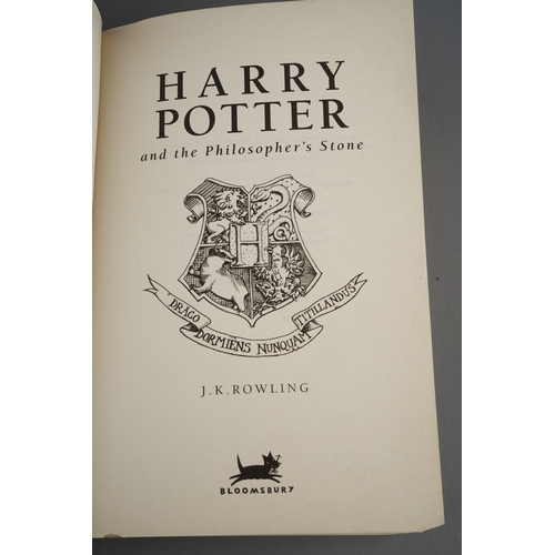 429 - ***AWAY*** Rowling, J K - Harry Potter and the Philopher`s Stone., Bloomsbury,1997, 1st Ed., 38th pr... 