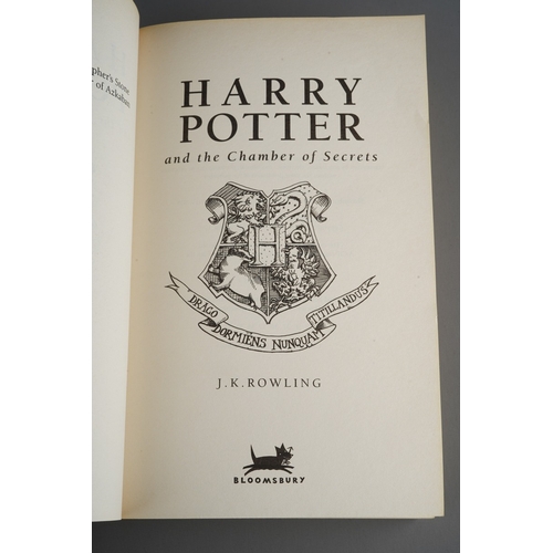 430 - ***AWAY*** Rowling, J K  - Harry Potter and the Chamber of Secrets, 1998, 1st Ed., Bloomsbury, 31st ... 