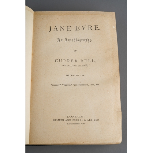 436 - ***AWAY*** Currer Bell (Charlotte Bronte) - Jane Eyre, an Autobiography, published Milner and Compan... 