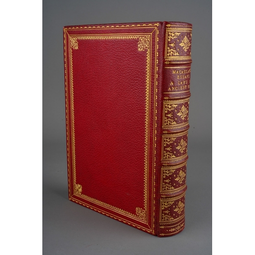 438 - Lord Macaulay`s Essays and Lays of Ancient Rome (Authorised Edition)., published 1885, London, Longm... 