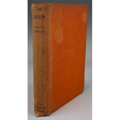 439 - Christie (Agatha) - The Hollow., 1946, The Crime Club published Collins., original orange cloth lett... 