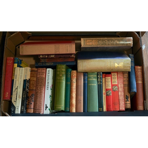 440 - Two boxes of books, etc, including a Victorian Welsh bible, The Victoria Album 1837-1887 Photograph ... 