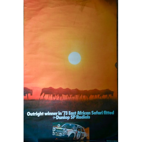 451 - Vintage posters to include: Michelin, Porsche, various motor and bike racing themes (10)