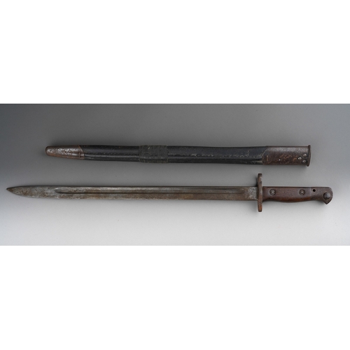 459 - WWI British 1907 Bayonet and Scabbard, stamped