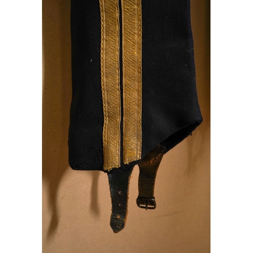 463 - A South Nottinghamshire Regiment Hussars Officers mess dress, comprising jacket, waistcoat, trousers... 