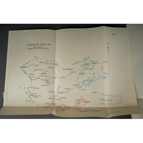 464 - Three maps to include WWI era military maps No 15 and No 26. Dated 9th September 1914 and 30th Augus... 