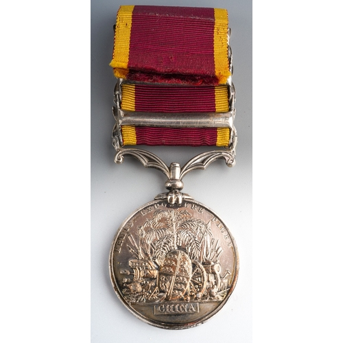 485 - A three clasp Second China War Medal 

China 1857-60, 3 clasps, Canton 1857, Taku Forts 1858 and Tak... 