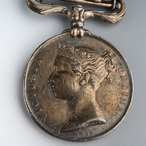 489 - A two clasp Crimean War Medal 

Crimea 1854-56, 2 clasps Balaklava and Sebastopol. Unnamed as issued... 