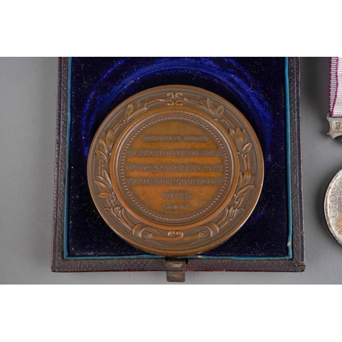 490 - A Palestine and LSGC pair to Warrant Officer Class 1 Sherman RE
General Service Medal 1918-62, one b... 