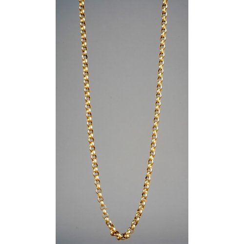 661 - 9k gold link chain, marked 375, total length 74 cm, gross weight 30.4g