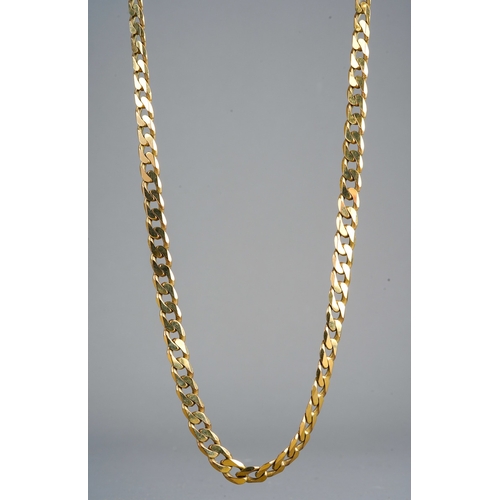 664 - 9k gold figaro chain, total length 31 cm, gross weight 30.6