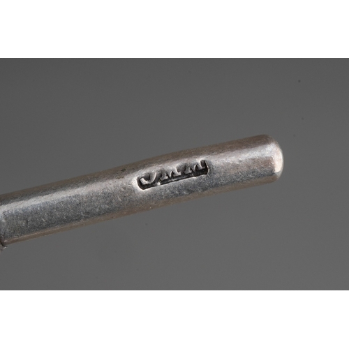 671 - Hallmarked silver T bar albert chain and fob, gross weight 66g