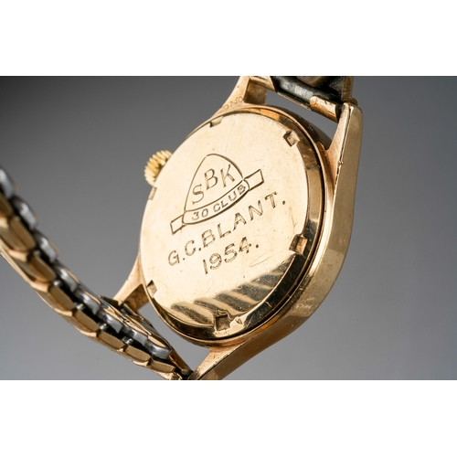 780 - Men's 9ct gold Hefik wristwatch