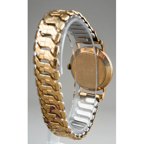 785 - 9ct gold Bentima Star mens watch