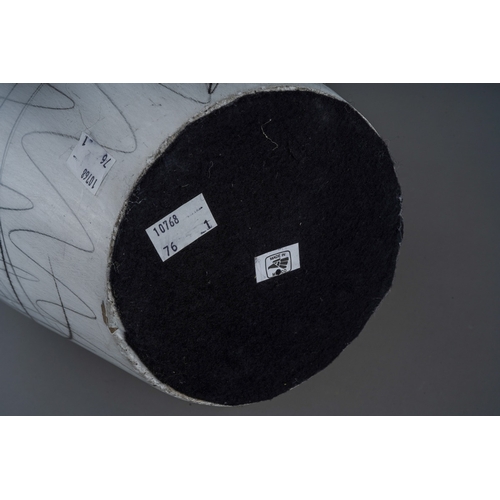 135 - Yuri Zatarain Spanish / Russian (B.1972-) a porcelain ovoid bottle vase decorated with a design from... 