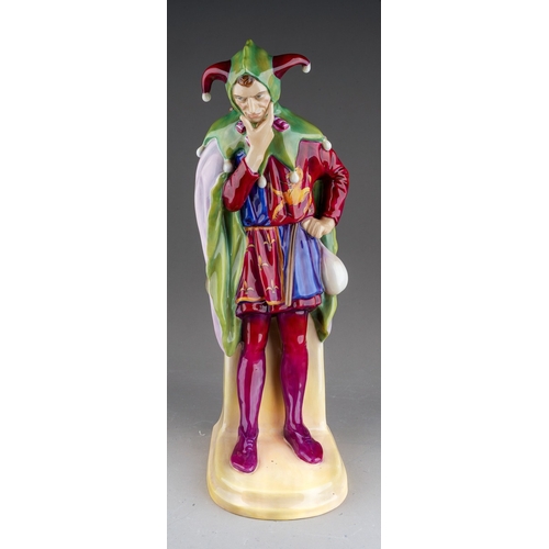 485 - Large Royal Doulton figure of Jack Point HN 2080 Dated 8.8.88, measuring approx. 42 cm tall