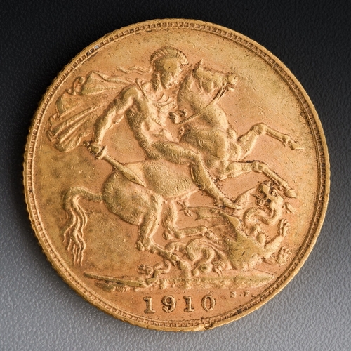 852 - 1910 gold full sovereign