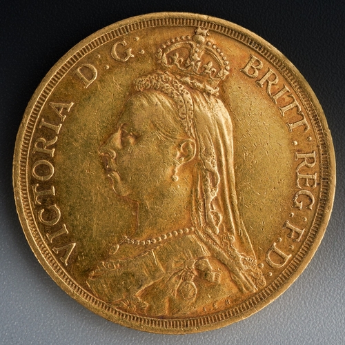 860 - 1887 £2 22 ct gold coin