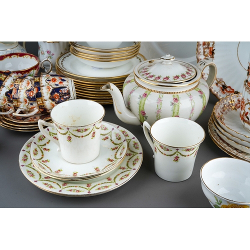 893 - A Royal Staffordshire Georgian style part tea set including 11 cups, 11 saucers and 11 plates, sugar... 