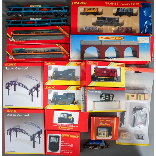 1103 - A collection of boxed Hornby (China) and Hornby Railroad to include: R3065 BR Class 06 Diesel 06008 ... 