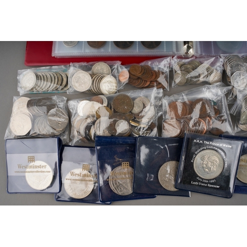 1110 - Coins, mostly British Queen Victoria to Queen Elizabeth II, including seventeen picture back 50ps (P... 