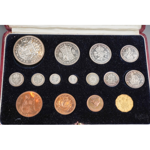 1116 - GB, a George VI Proof 1937 Specimen Coins set of fifteen coins, crown, half crown, two shillings, on... 