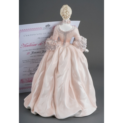 13 - A Coalport for Compton & Woodhouse limited edition Femme Fatales figure Madame de Pompadour, no.3046... 