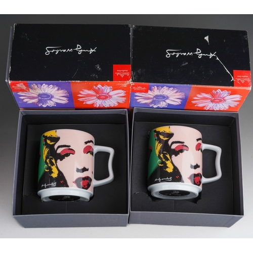 16 - Two boxed Rosenthal studio-line Marilyn cups (2)