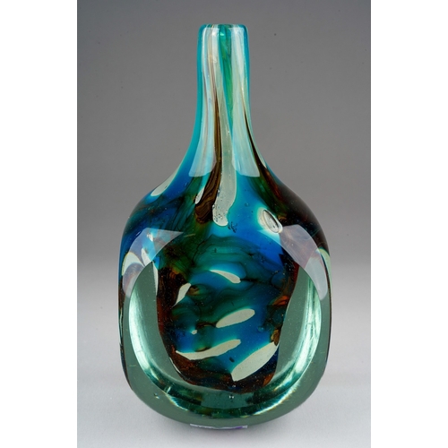 58 - A Mdina Art Glass vase, signed and dated 19779 to underside, approx 18cm high