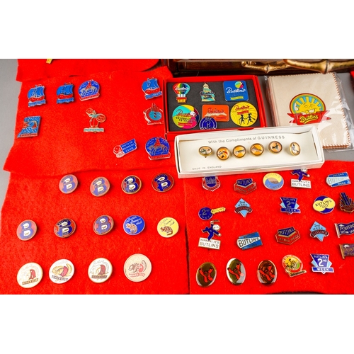 411 - A collection of over 215 enamel Butlins pin badges, mostly from the 1950's and 1960's with some late... 