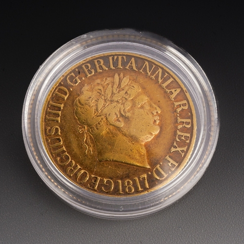 969 - Gold 1817 George III Sovereign