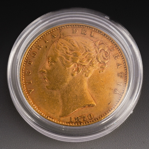 977 - Gold 1870 Sovereign