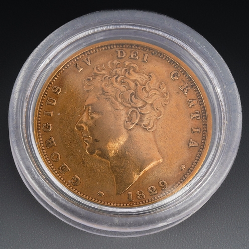 979 - Gold 1829 Sovereign