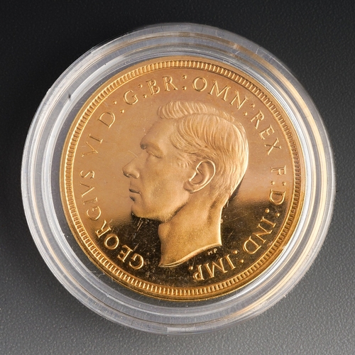 985 - A George VI, 1937, Gold Sovereign (plain edge)