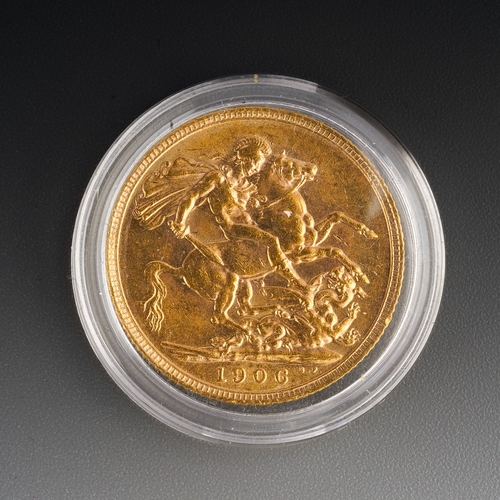 986 - Gold 1906 sovereign