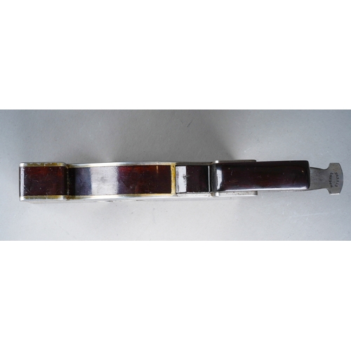 689 - A Norris of London No. 22 metal and wooden infill shoulder plane, width 1 1/4