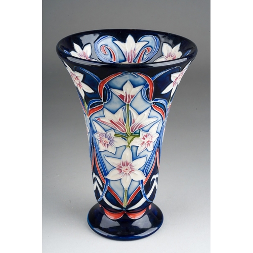 61 - Sian Leeper for Moorcroft Pottery, an 'Atlantica' pattern vase, designed for the USA market in 2000,... 