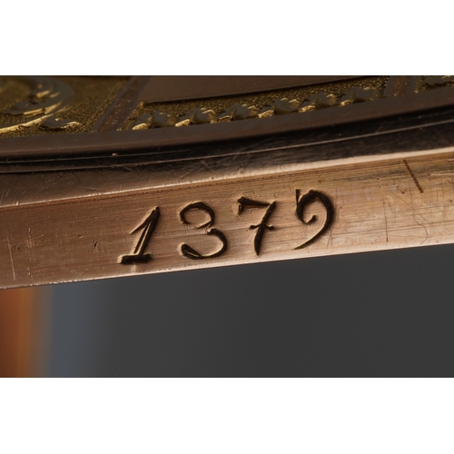 469 - A 19th century Continental case, the rectangular shape case with engine turn and scroll embossed det... 