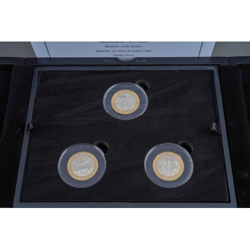 889 - A 2020 silver proof triple coin commemorative set, 'The 80th Anniversary of the Battle of Britain', ... 