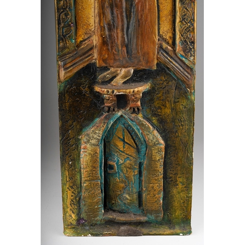 59 - Audrone Berzanskas (Contemporary Lithuanian), a large studio pottery large centrepiece modelled as a... 