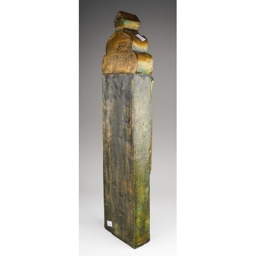 59 - Audrone Berzanskas (Contemporary Lithuanian), a large studio pottery large centrepiece modelled as a... 