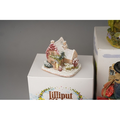 A collection of boxed Lilliput Lane to include: L3220 Push