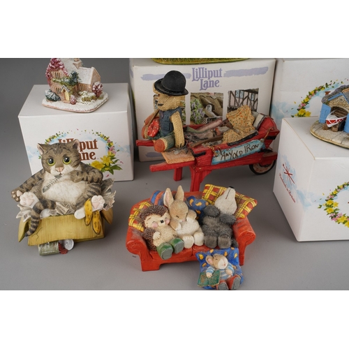 A collection of boxed Lilliput Lane to include: L3220 Push