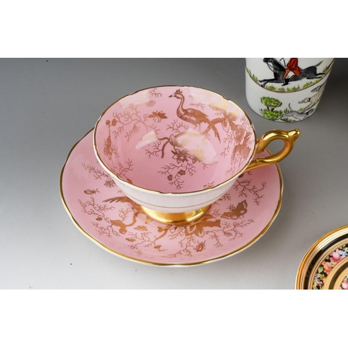 30 - A collection of English ceramics to include: a 19th Century painted plaque depicting a fisherman, fr... 