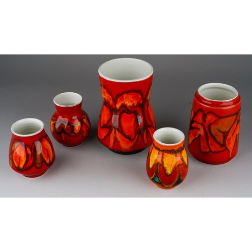 51 - Five various Poole Pottery 