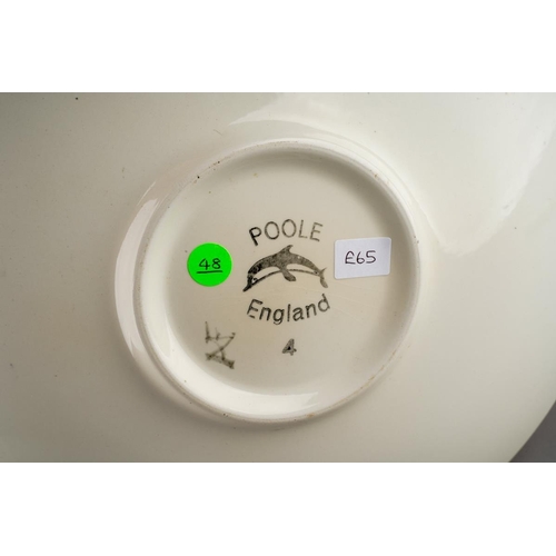 52 - Three various Poole Pottery 